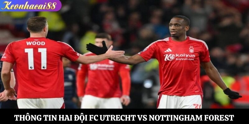 Tổng quan thông tin hai đội FC Utrecht vs Nottingham Forest