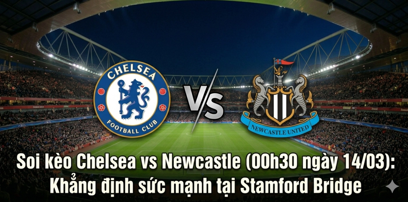 Chuyên gia soi kèo Chelsea vs Newcastle (00h30 ngày 14/03)